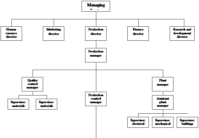 Sainsburys Organisational Structure Chart