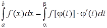 Формула Ньютона-Лейбница. Вычисление определенного интеграла.